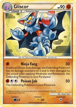 Gliscor - Reverse Holofoil Undaunted - Holo Rare