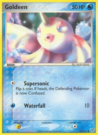 Goldeen 061 - Reverse Holofoil Deoxys - Common