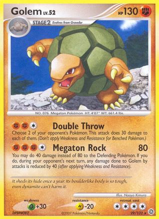 Golem - Reverse Holofoil Secret Wonders - Rare
