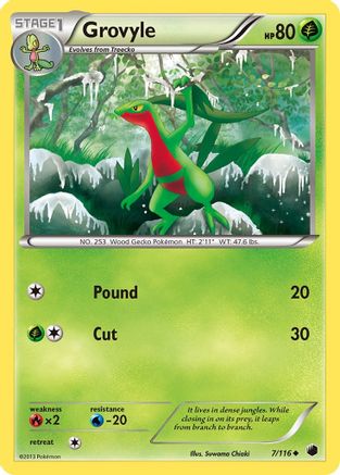 Grovyle Plasma Freeze - Uncommon