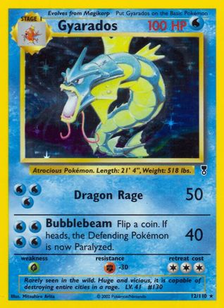 Gyarados - Reverse Holofoil Legendary Collection - Holo Rare