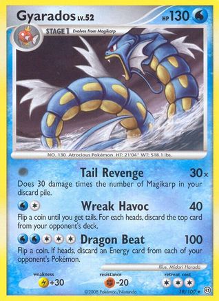 Gyarados 019/100 Stormfront - Rare