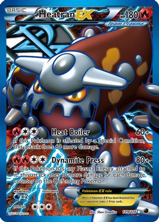 Heatran EX (Team Plasma) (Full Art) - Holofoil Plasma Freeze - Ultra Rare