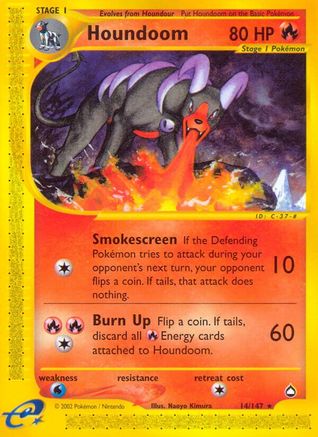 Houndoom (14) Aquapolis - Rare