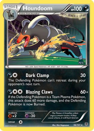 Houndoom/101 - Holofoil Plasma Blast - Holo Rare