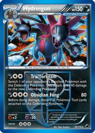 Hydreigon (Team Plasma) - Holofoil Plasma Freeze - Holo Rare