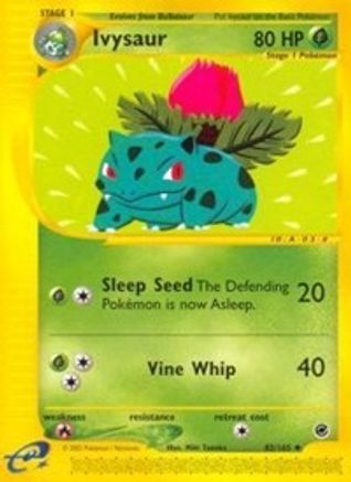 Ivysaur - Reverse Holofoil Expedition - Uncommon