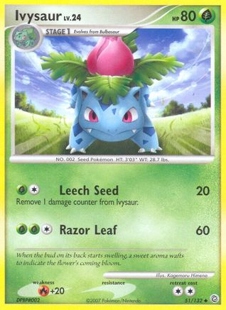 Ivysaur 051 Secret Wonders - Uncommon