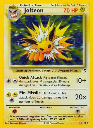Jolteon - Holofoil Legendary Collection - Holo Rare