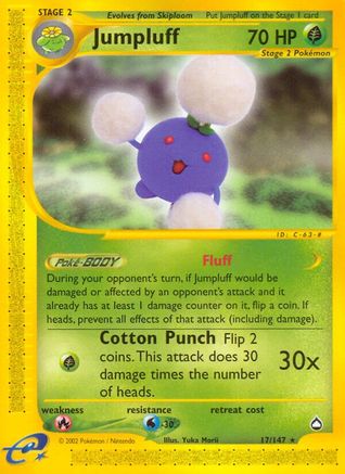 Jumpluff Aquapolis - Rare