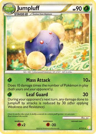 Jumpluff 006 - Holofoil HeartGold SoulSilver - Holo Rare