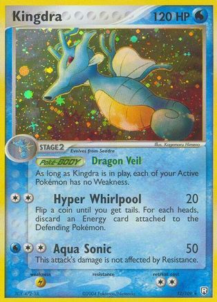 Kingdra 012 - Reverse Holofoil Team Rocket Returns - Holo Rare