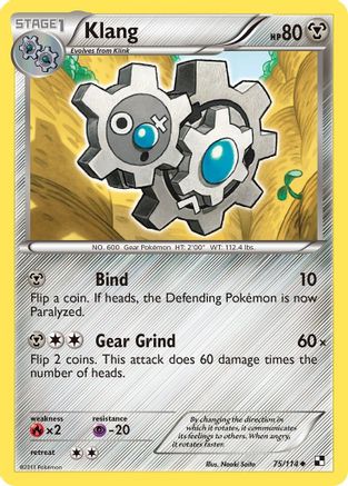Klang - Reverse Holofoil Black and White - Uncommon