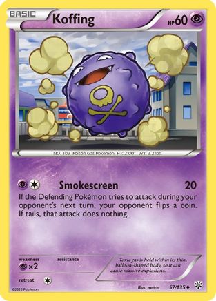 Koffing (57) Plasma Storm - Uncommon