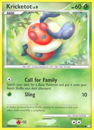 Kricketot - Reverse Holofoil Mysterious Treasures - Common