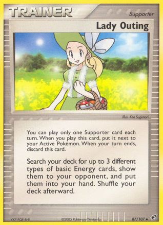 Lady Outing - Reverse Holofoil Deoxys - Uncommon
