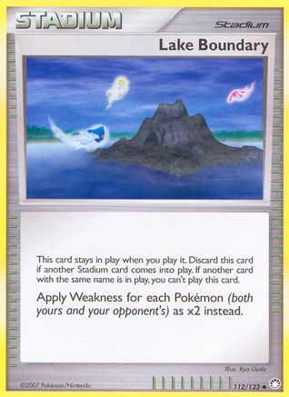 Lake Boundary 112 - Reverse Holofoil Mysterious Treasures - Uncommon