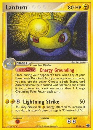 Lanturn - Reverse Holofoil Hidden Legends - Uncommon