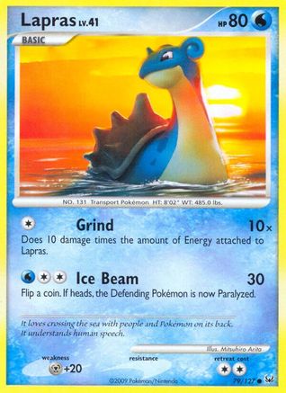 Lapras 079 Platinum - Common