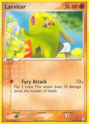 Larvitar 062/109 - Reverse Holofoil Team Rocket Returns - Common