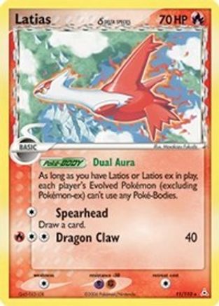 Latias - 011/110 (Delta Species)/110 - Reverse Holofoil Holon Phantoms - Holo Rare