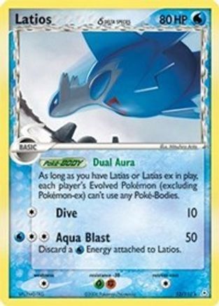 Latios - 012/110 (Delta Species)/110 - Reverse Holofoil Holon Phantoms - Holo Rare