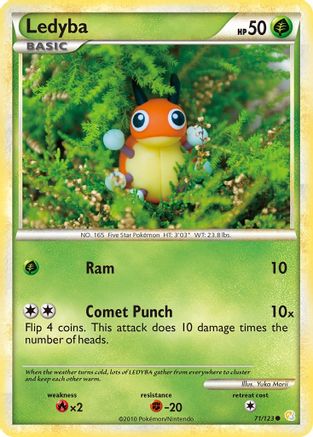 Ledyba 071 HeartGold SoulSilver - Common