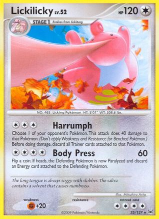Lickilicky - Reverse Holofoil Platinum - Rare