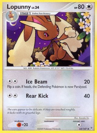 Lopunny 063 - Reverse Holofoil Supreme Victors - Uncommon