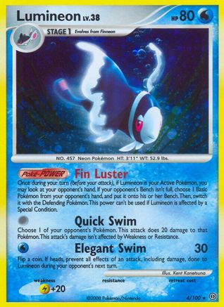 Lumineon - Holofoil Stormfront - Holo Rare