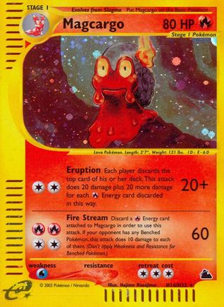 Magcargo (H16) - Holofoil Skyridge - Holo Rare