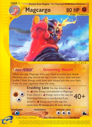 Magcargo (18) - Reverse Holofoil Skyridge - Rare