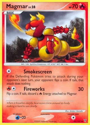 Magmar - Reverse Holofoil Supreme Victors - Uncommon