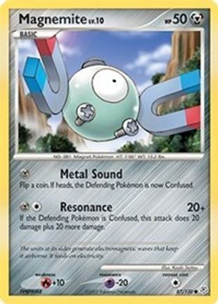 Magnemite 087 - Reverse Holofoil Diamond and Pearl - Common