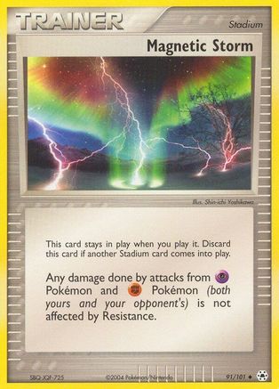 Magnetic Storm - Reverse Holofoil Hidden Legends - Uncommon