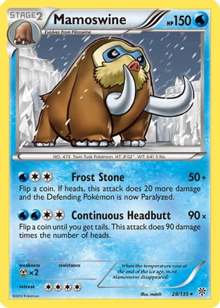 Mamoswine Plasma Storm - Rare