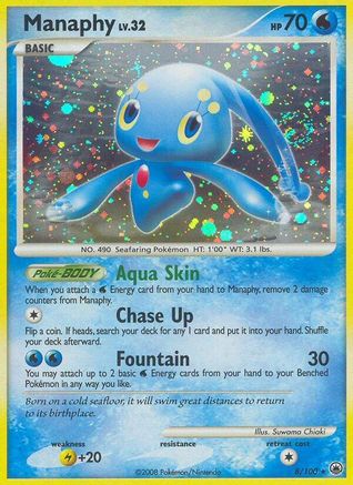 Manaphy - Reverse Holofoil Majestic Dawn - Holo Rare