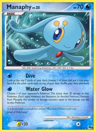 Manaphy POP Series 9 - Rare