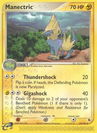 Manectric - 39/109/109 Ruby and Sapphire - Uncommon
