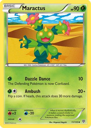 Maractus - Reverse Holofoil Plasma Storm - Uncommon
