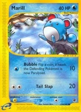 Marill/165 - Reverse Holofoil Expedition - Common