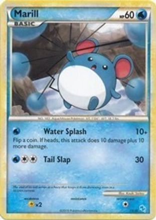 Marill (#15) HGSS Trainer Kit Gyarados & Raichu - Common