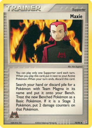 Maxie Team Magma vs Team Aqua - Uncommon