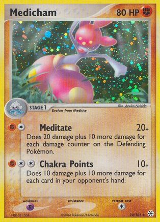 Medicham 010/101 - Holofoil Hidden Legends - Holo Rare