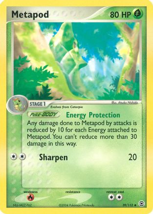 Metapod FireRed & LeafGreen - Uncommon