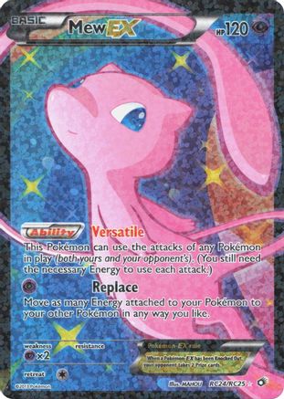 Mew EX (Full Art) RC24 - Holofoil Legendary Treasures Radiant Collection - Ultra Rare