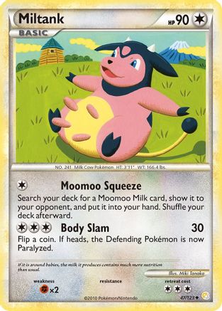 Miltank 047 - Reverse Holofoil HeartGold SoulSilver - Uncommon