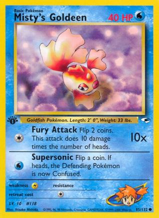 Misty's Goldeen (85) 085 - 1st Edition Gym Heroes - Common