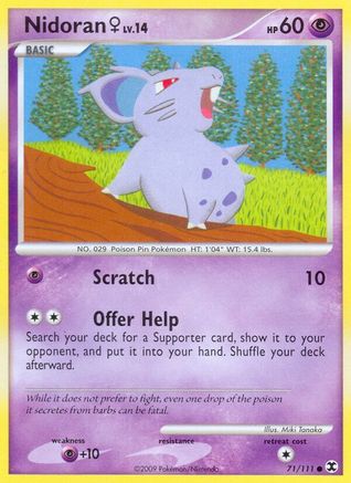 Nidoran F Rising Rivals - Common