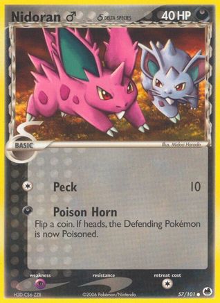 Nidoran M (Delta Species) 057 Dragon Frontiers - Common